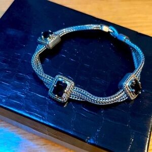 Square Black with Antique Gold